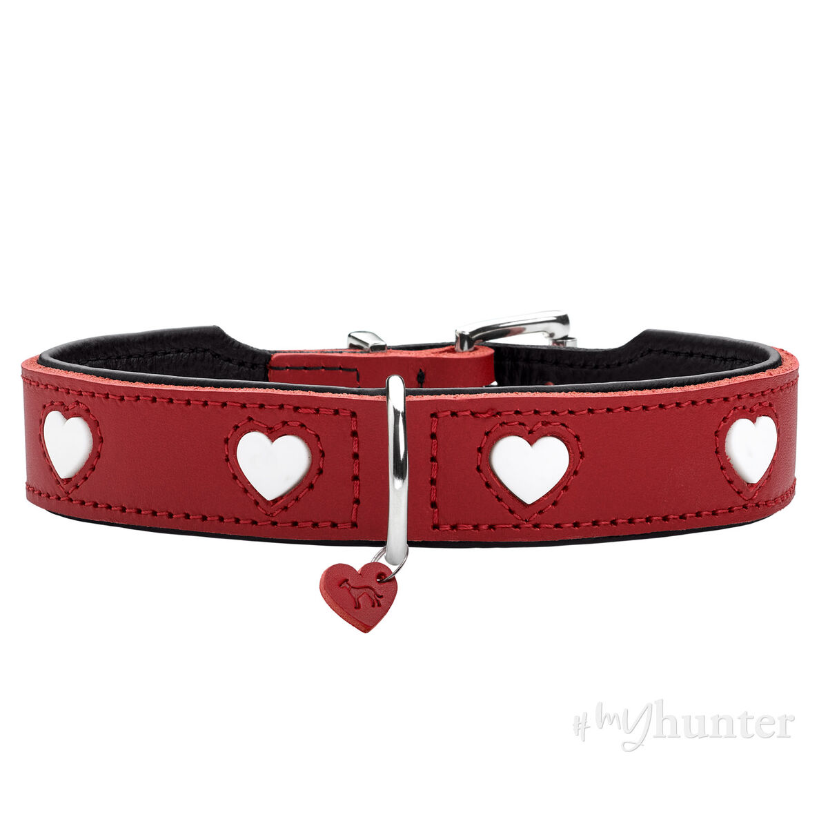 Koera kaelarihm Hunter Love Punane S/M 38-44 cm